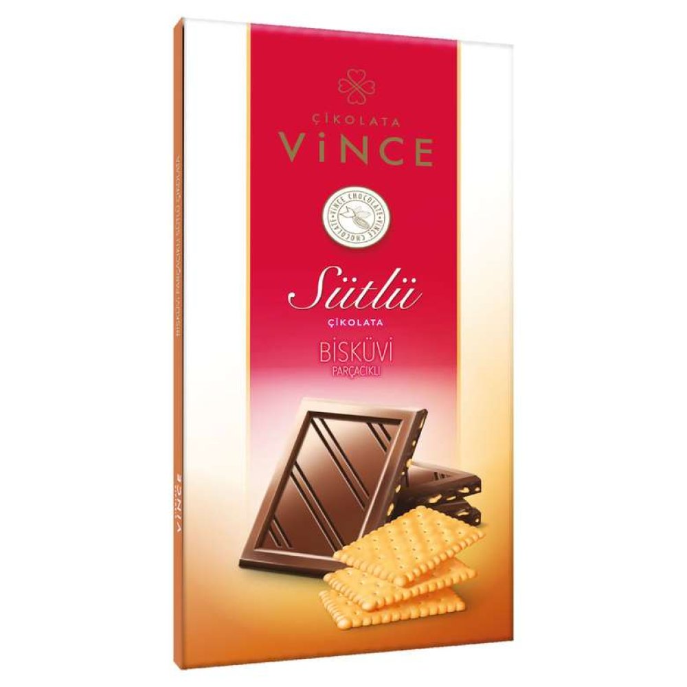 Vince Chocolate Milk Biscuits with Particles 70 G