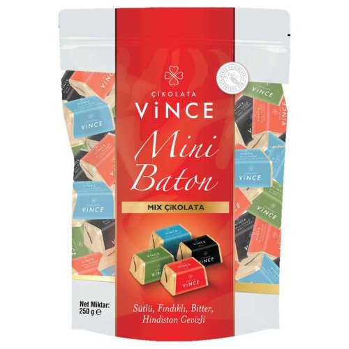 Vince Chocolate Mini Baton Mix 250 G