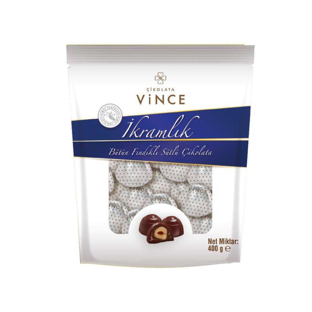 Vince Milk Chocolate with Whole Hazelnut Treat 360 G