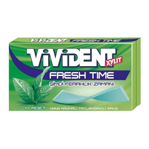 Vivident Fruit Gum Mint Flavored 26 G