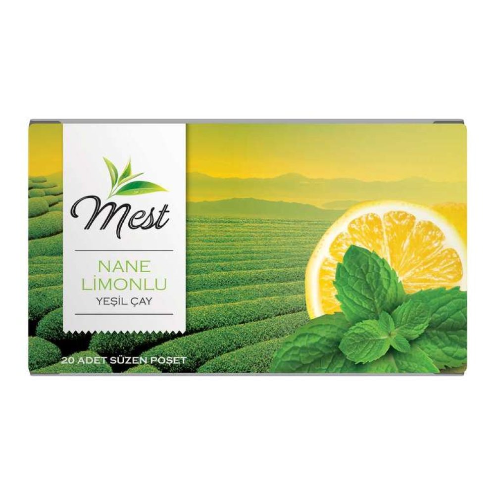 Mest Mint Lemon Green Tea 20 pcs