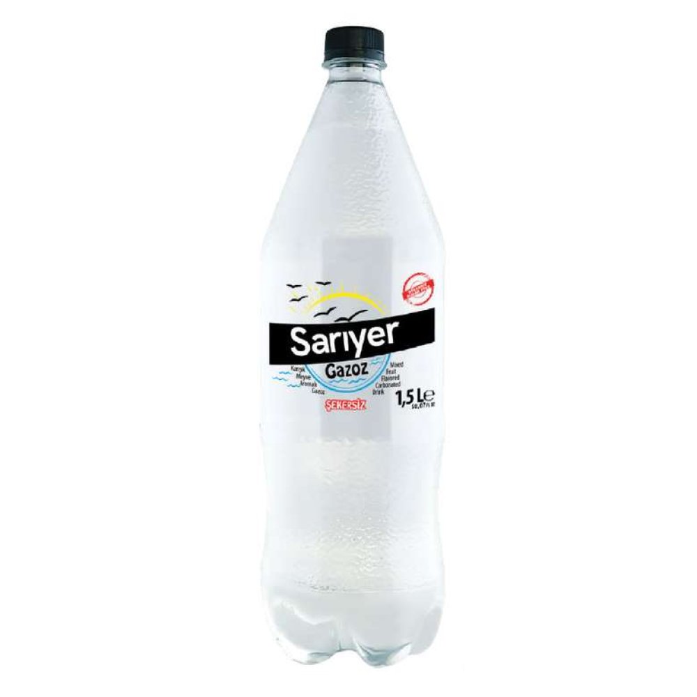 Sarıyer Carbonated Drink Soda Sugar Free 1.5 L