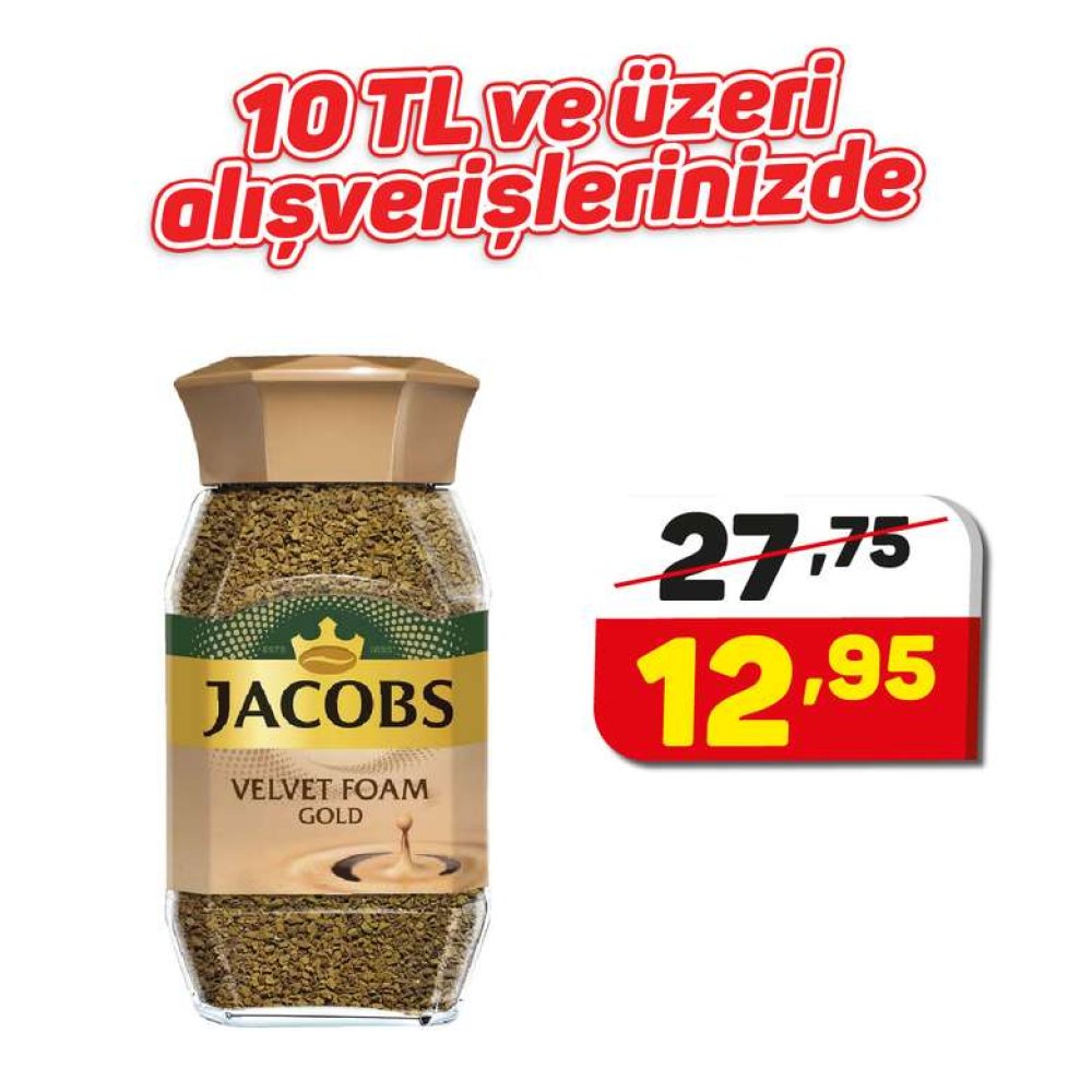 Jacobs Velvet Foam Gold Brown 100 G