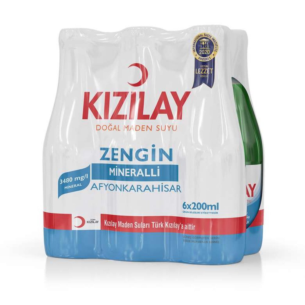 Kizilay Mineral Water Plain 6x200 Ml