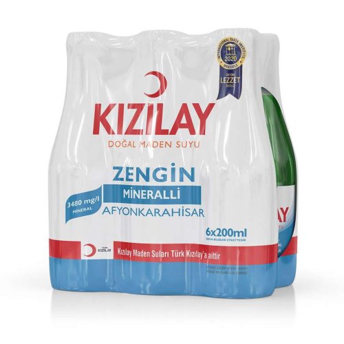 Kizilay Mineral Water Plain 6x200 Ml