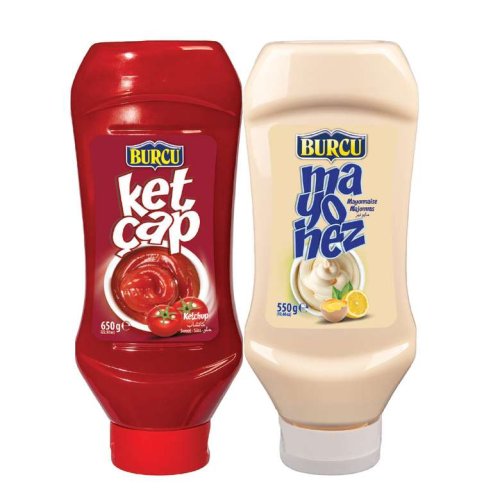 Burcu Ketchup & Mayonnaise Set 650/550 G