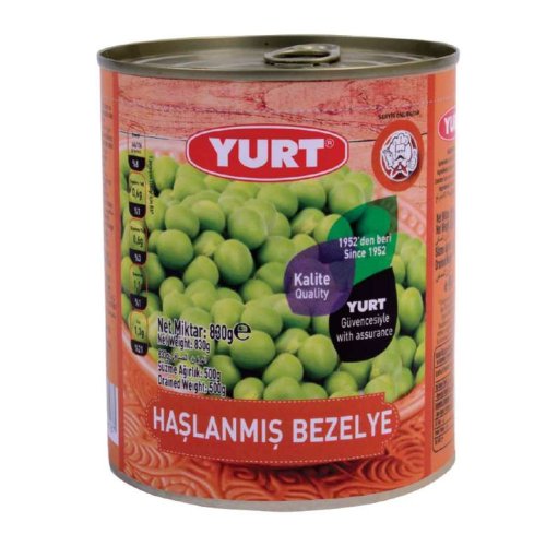 Yurt Canned Peas 830 G