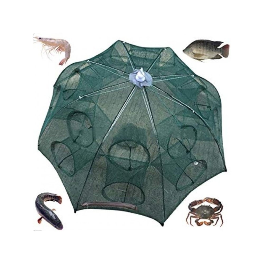 Large Fish Catch Net With 16 Pockets