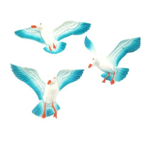 3 Piece Decorative Seagull Wall Ornament