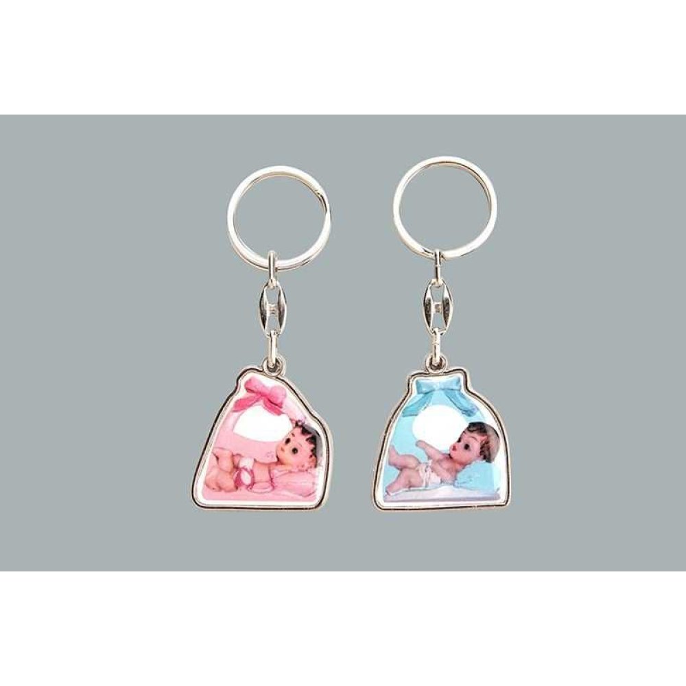 Keyring Baby Bow Blue P10-300