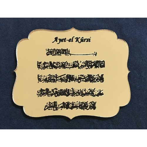 Ayetel Kursi Plexi Gold 2Mm Pk:10