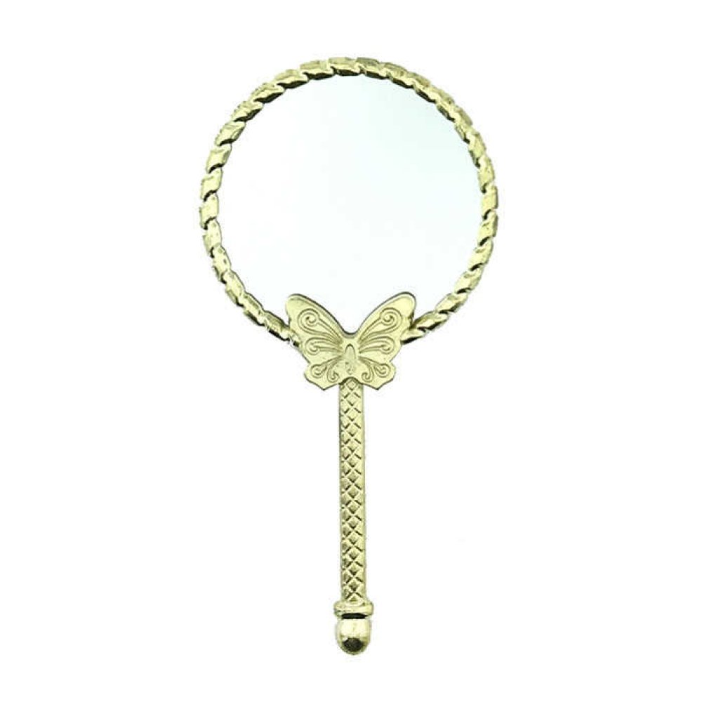 Mirror Round Butterfly Handle Patterned Altinp10-1000