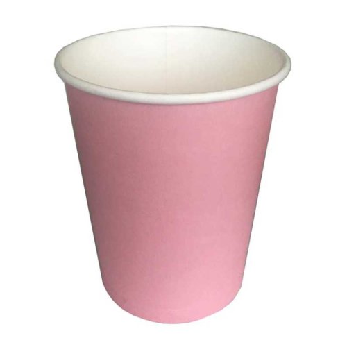 Cup Carton Plain Color 8Oz Pink Pk:8 Kl:24