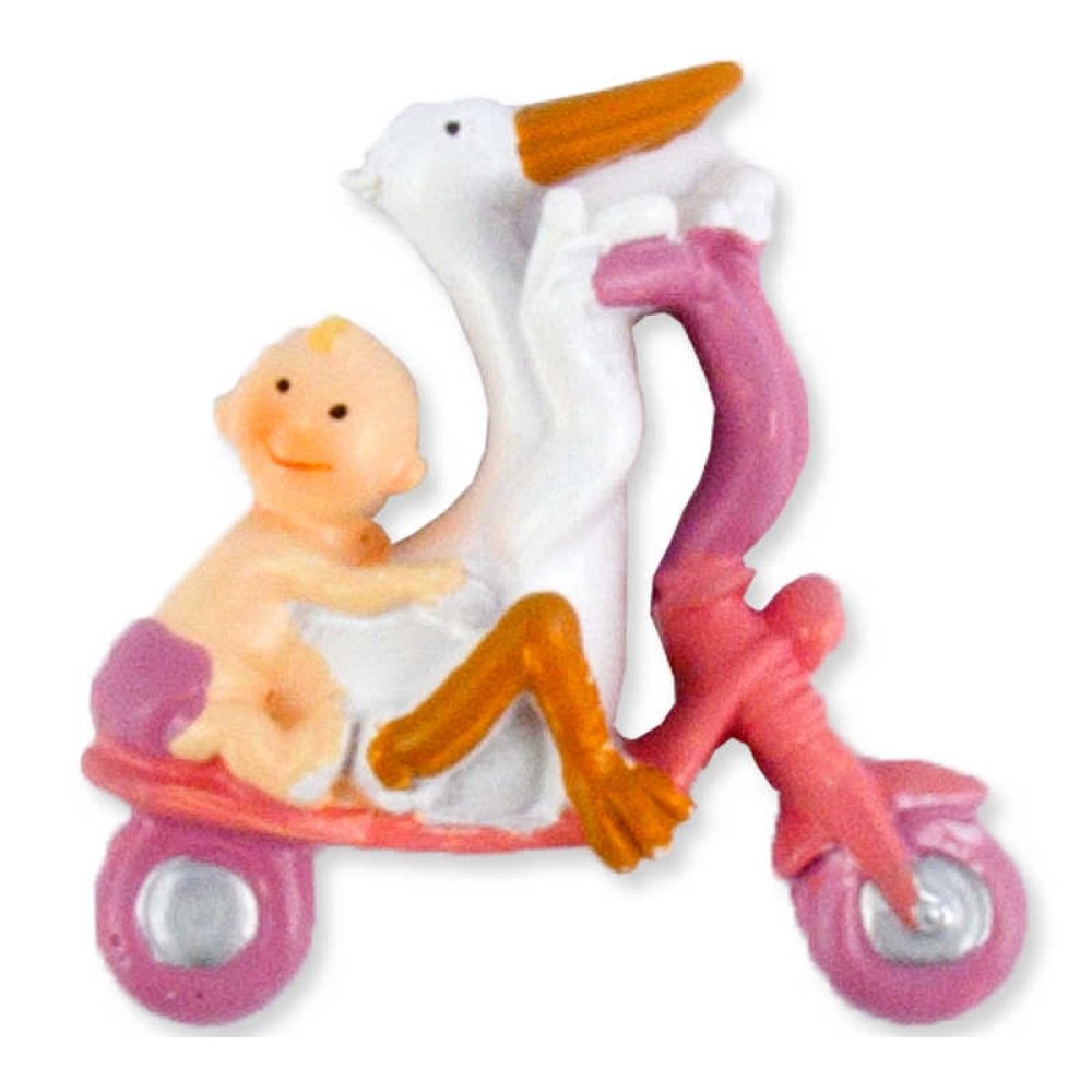 Baby Bicycle And Stork Pink P20-960