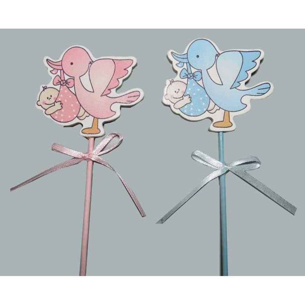 Baby Stork Blue With Bar P10-500