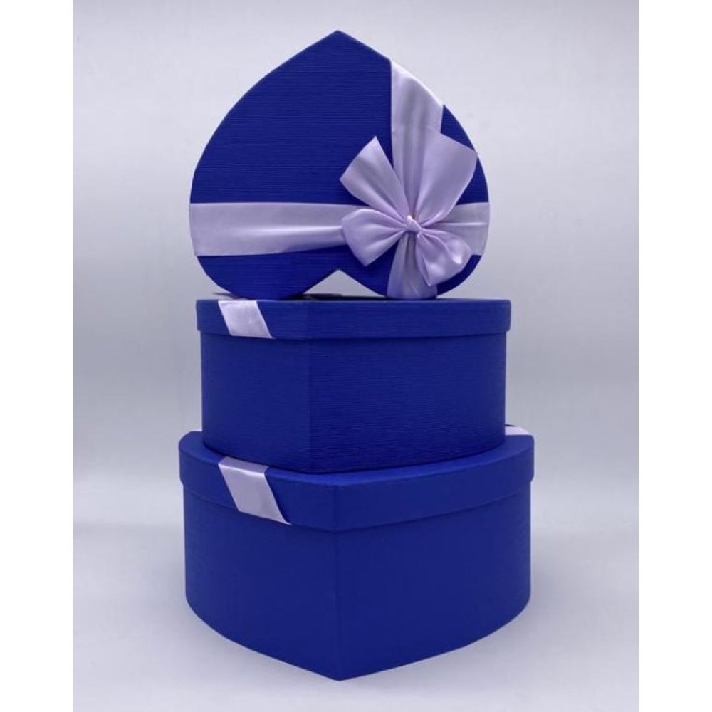 Large 3-Pack Heart Gift Box