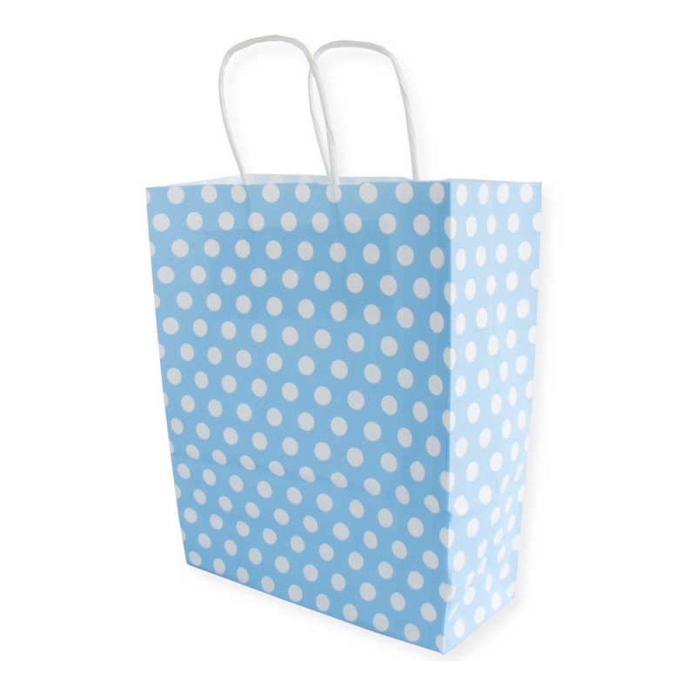 Bag Kraft Small Size Blue Point 19X24 P25-16