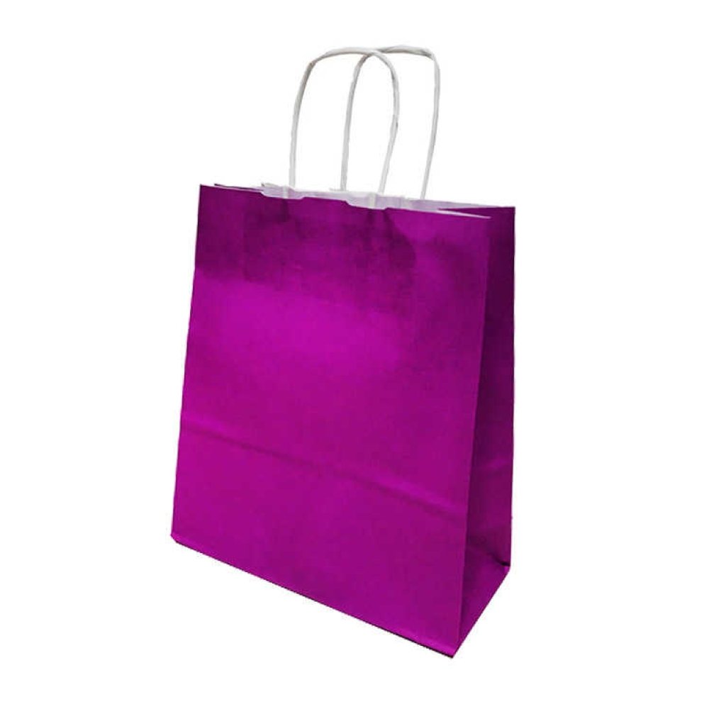 Bag Kraft Small Size Purple 19X24Cm P25-16