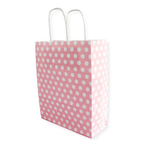 Bag Kraft Small Size Pink Point 19X24 P25-16