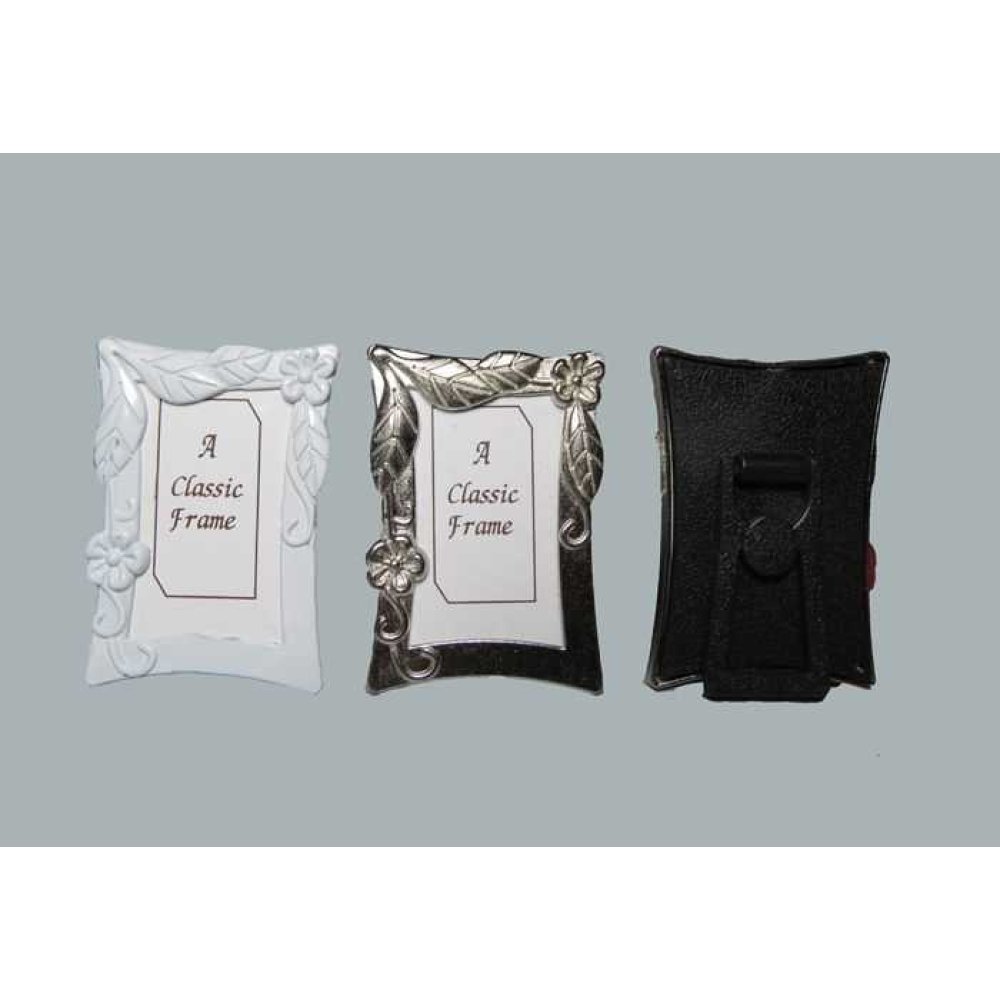 Frame Metal Olive Branch White P10-1000