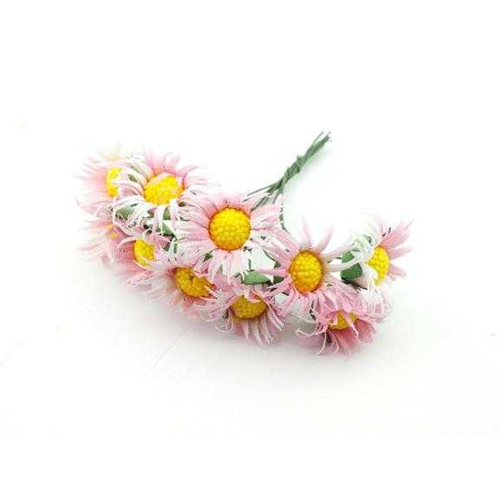 Flower Daisy Pink Pk:100 Kl:100