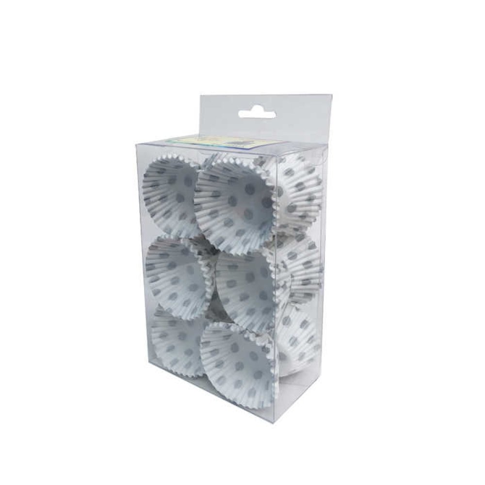 Cup Cake Capsule Large Size (No:4) Silver P250-63