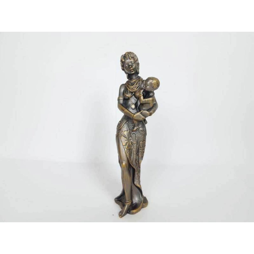 Decorative African Mother Child Trinket