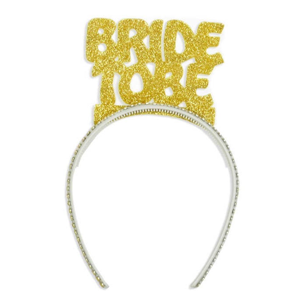 Evadan Silvery Bride To Be Crown Gold Color
