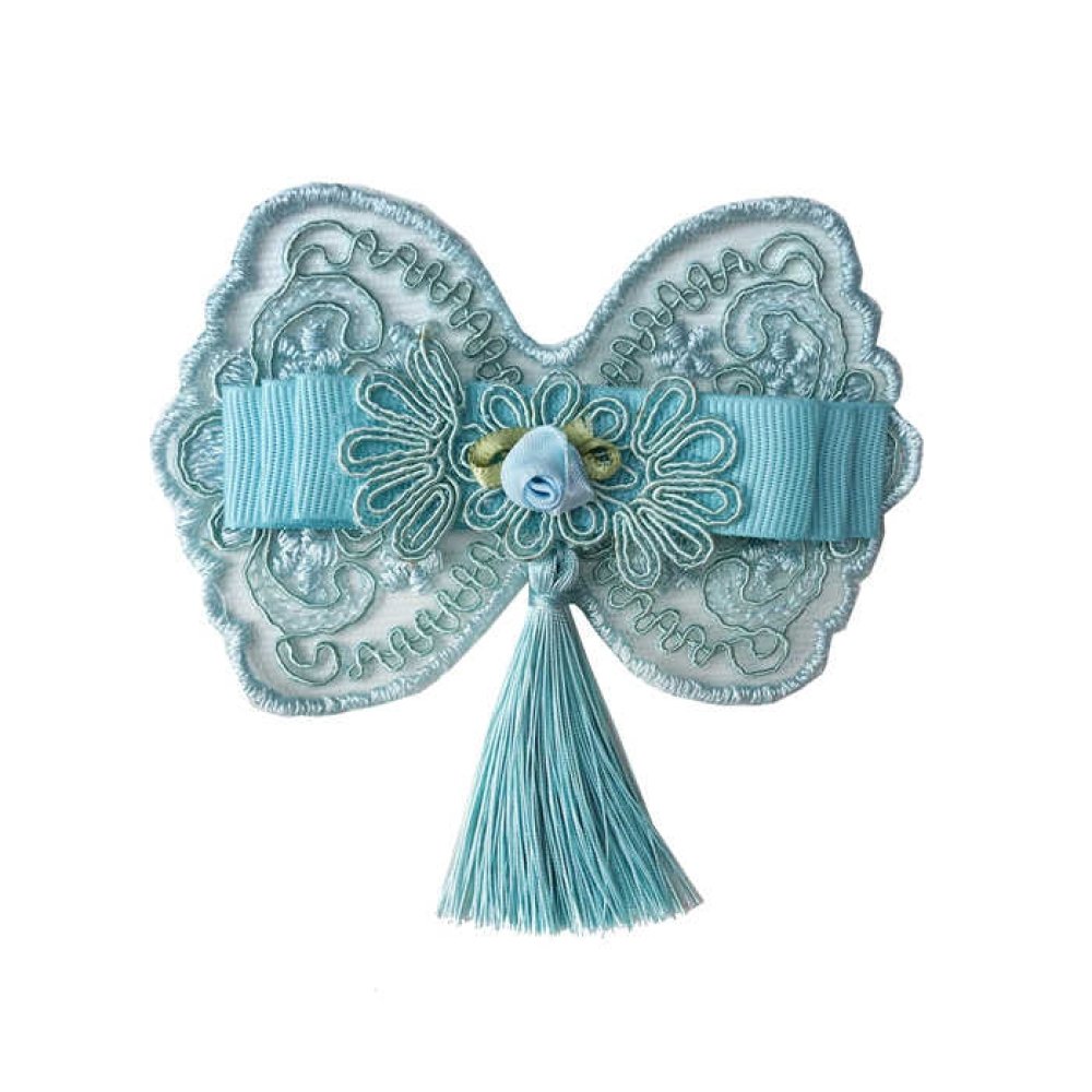 Butterfly Butterfly With Bow Lace And Fringes 10 Cm Turkz Pk:20