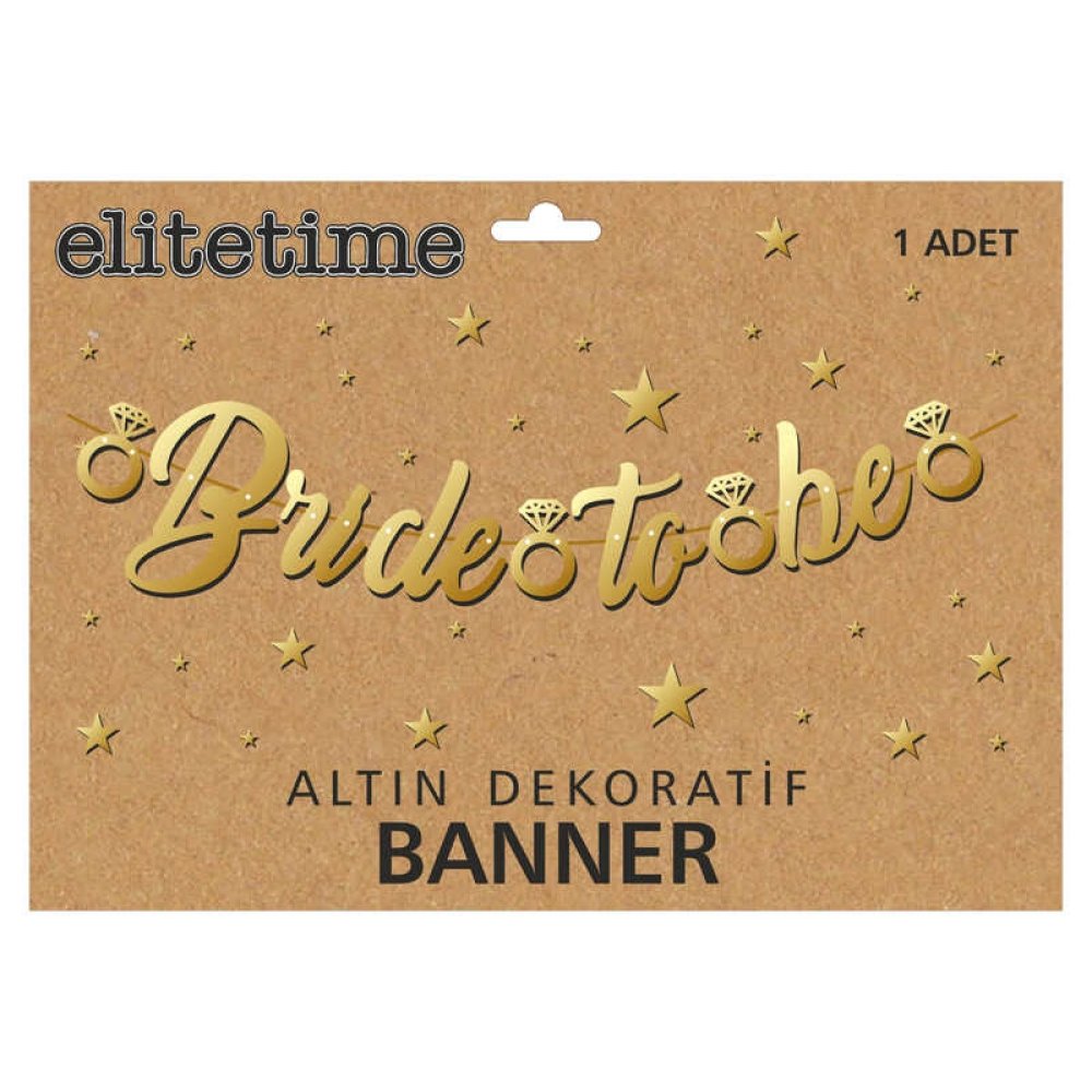 Flama Bride To Be Metallized Gold Pk:1 Kl:300