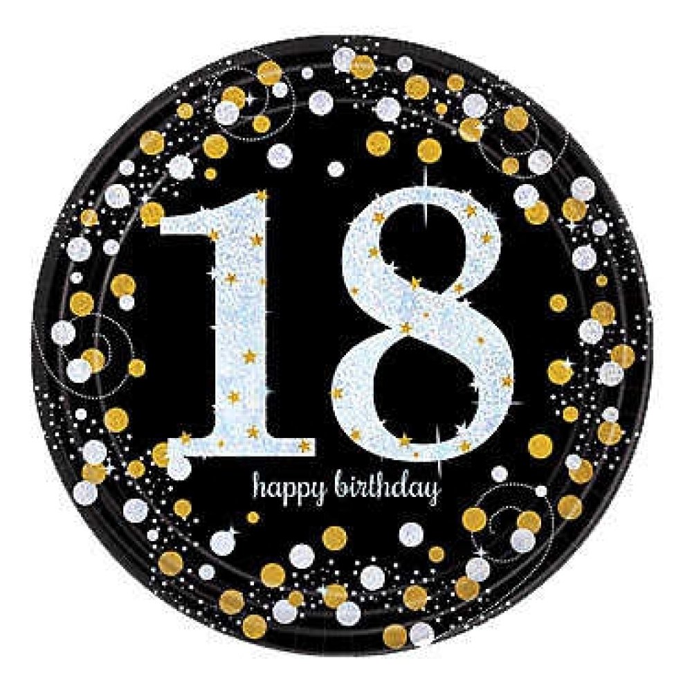 Foil Balloon 18" Sparkling Birthday 43 Cm Anagram Brand Pk:1