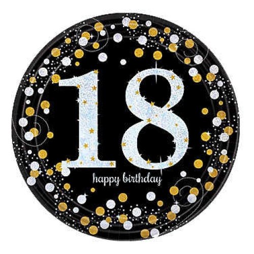 Foil Balloon 18" Sparkling Birthday 43 Cm Anagram Brand Pk:1