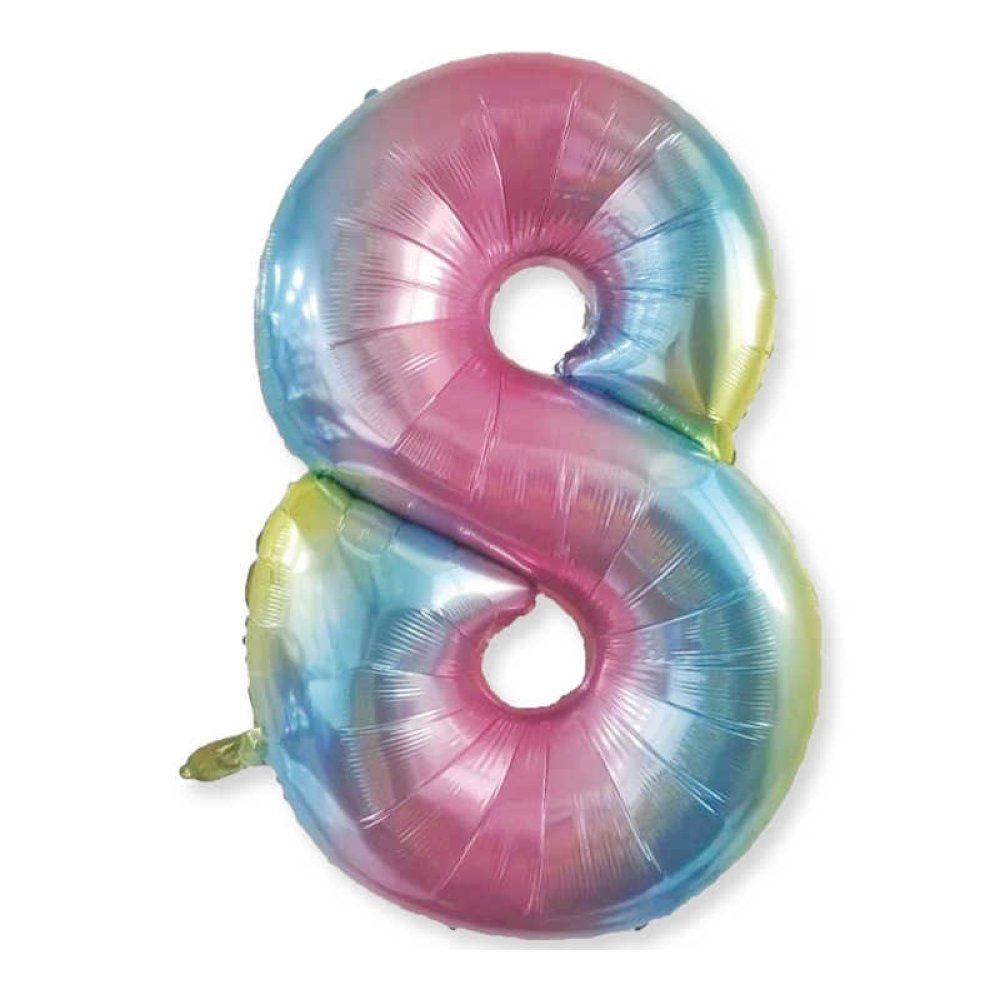 Foil Balloon Figure 8 40 Inch Color P1-200