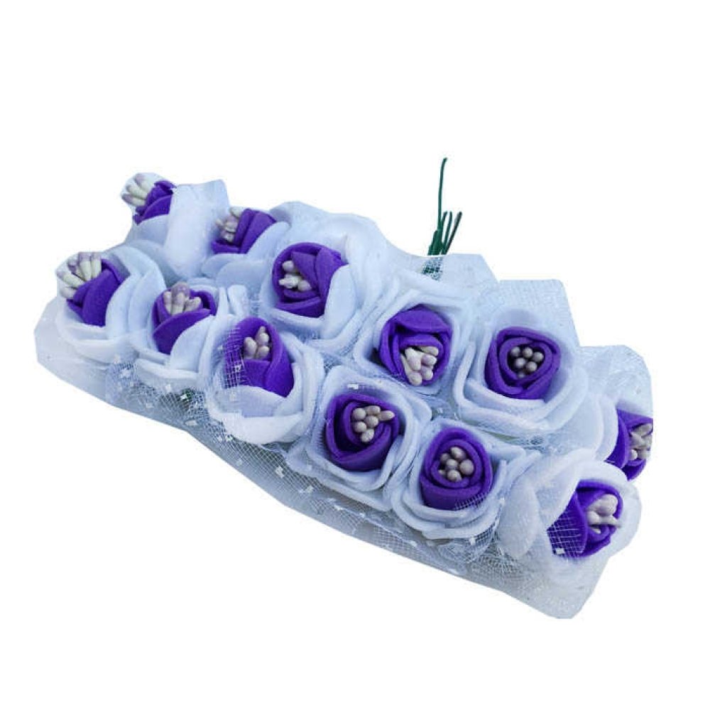 Rose Latex Middle Bud Purple P144-100