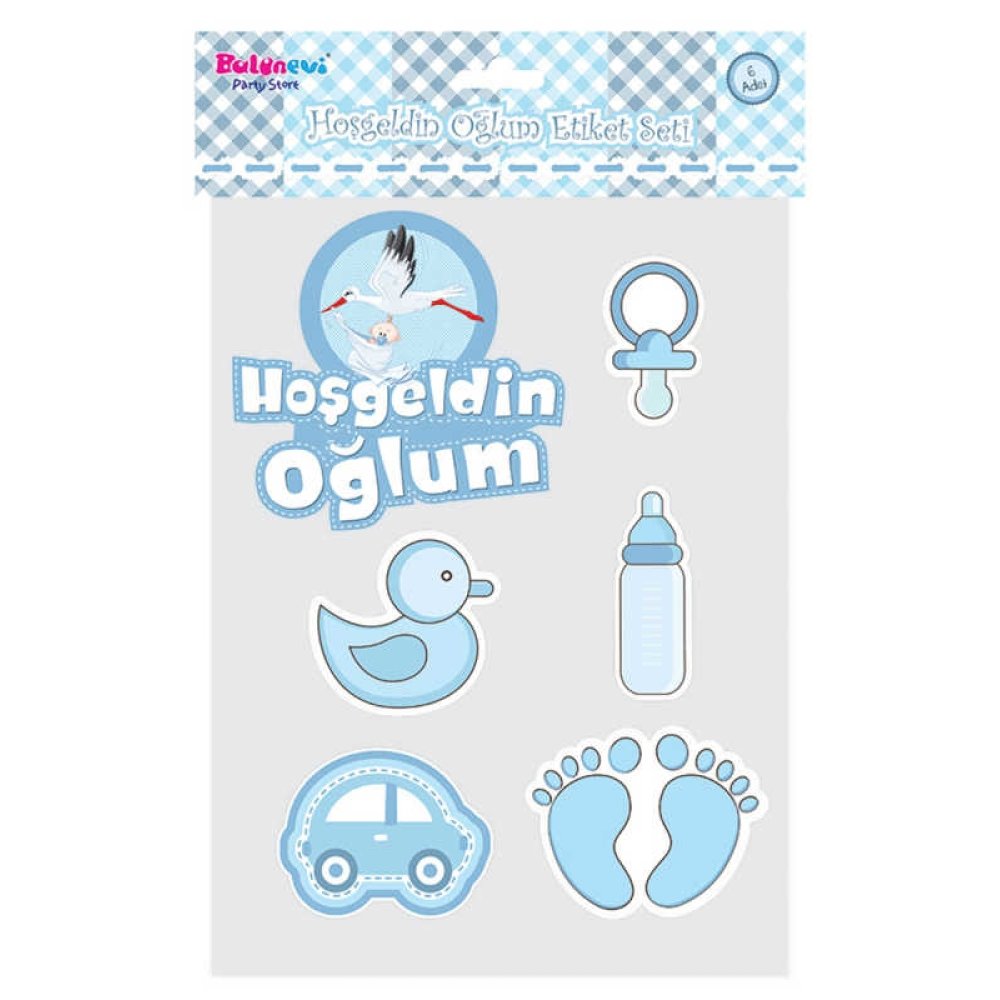 Welcome Son Sticker Set Pk:1 Kl:12