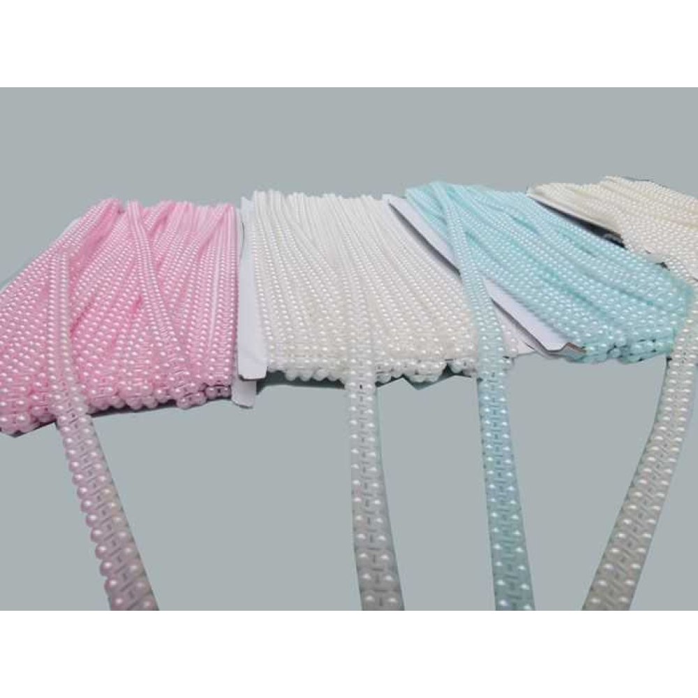 Pearl Double String White 4Mm P25Yard-60