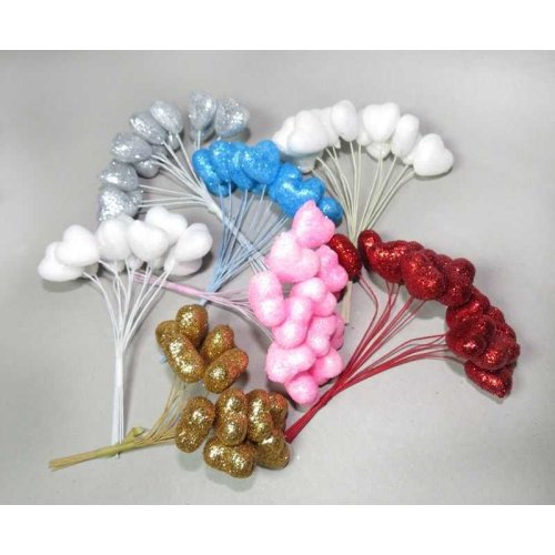 Heart Styrofoam White P144-100