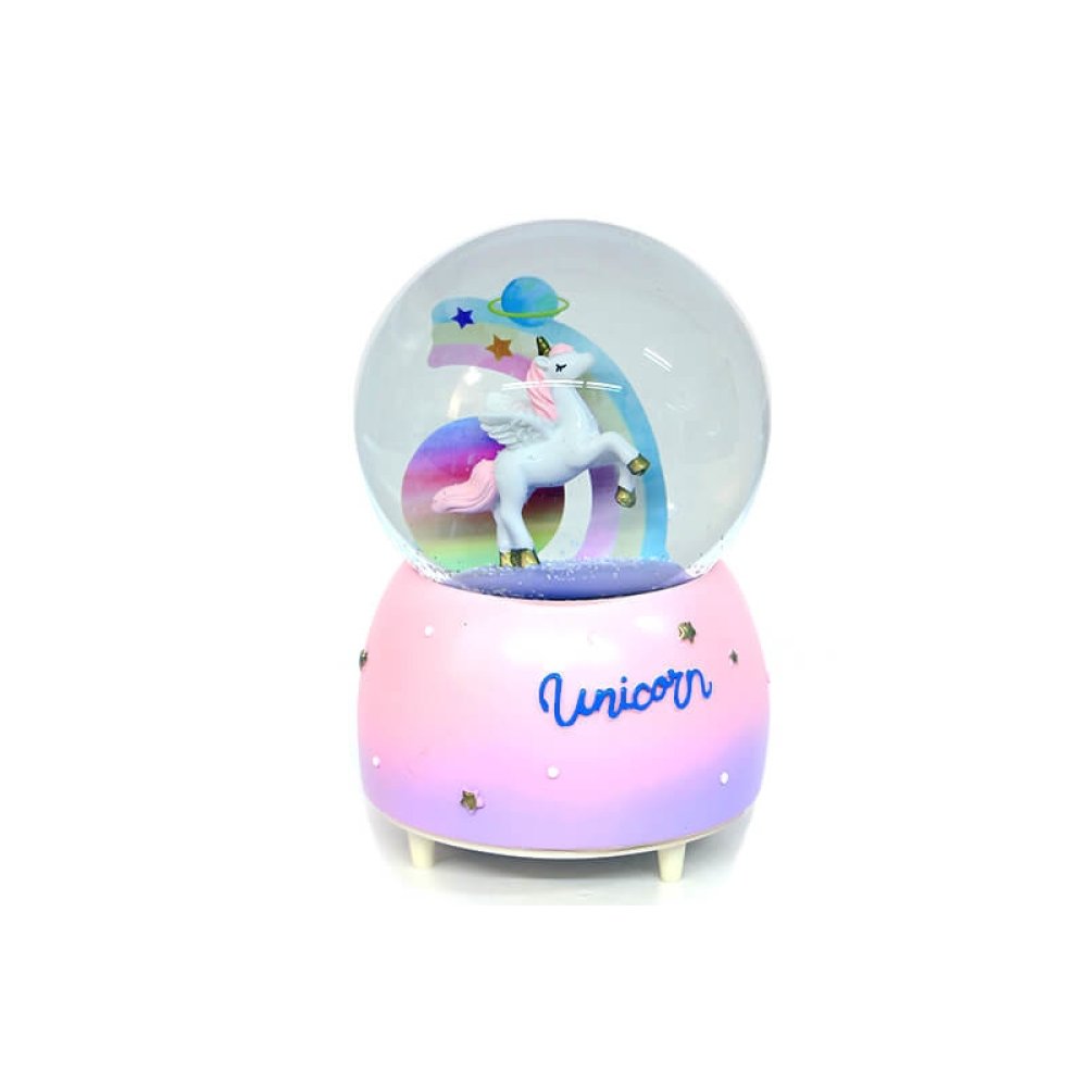 Oversized Snow Globe with Snowblower Motor