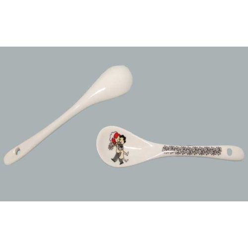 Spoon Ceramic Bride Groom P10-480