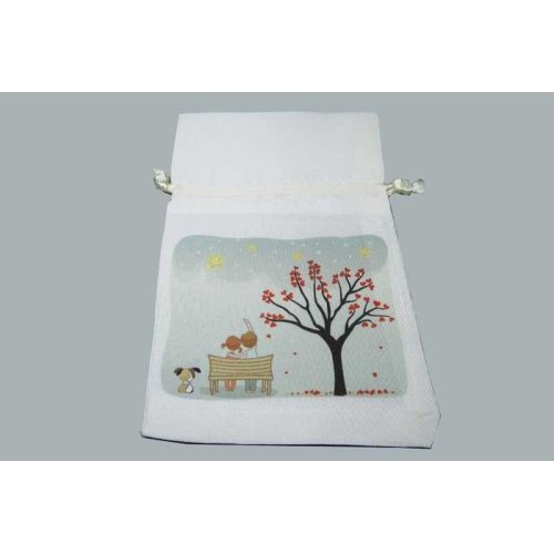 Pouch Bride Groom On The Bench P20