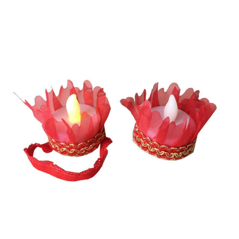 Henna Wax Battery With Acetate Box Red Pk:12 Kl:45