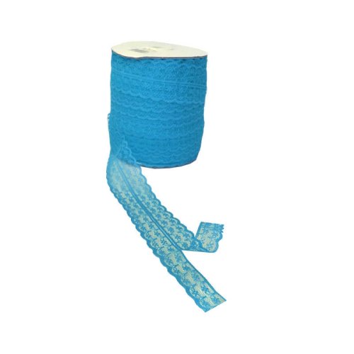 Ribbon Double Lace 2-Layer Blue 100Yrd.P1-50