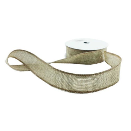 Ribbon Jute Cross Natural 3Cm 10Mt Pk:1 Kl:300