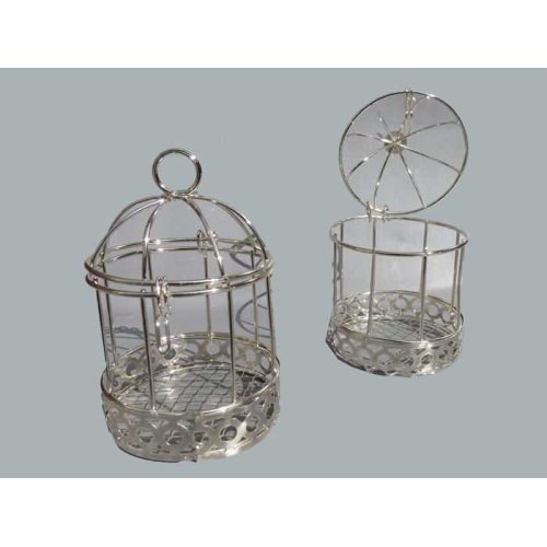 Bird Cage Under Side Pattern Silver P10-500