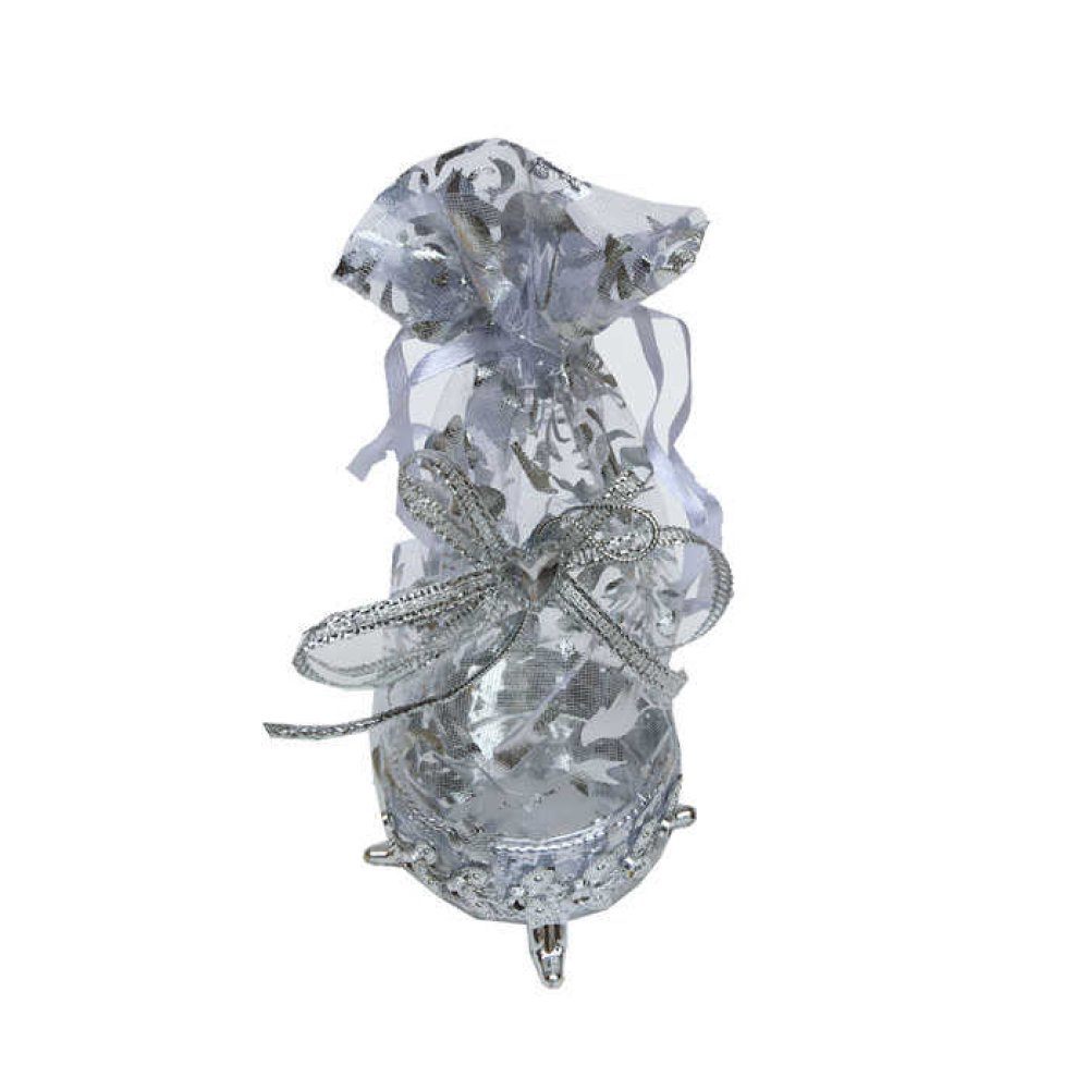 Box With Leg Bags Small Size Silver P12-600