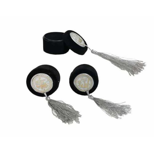 Box Verse Flock Coating With Fringes Black P10-500