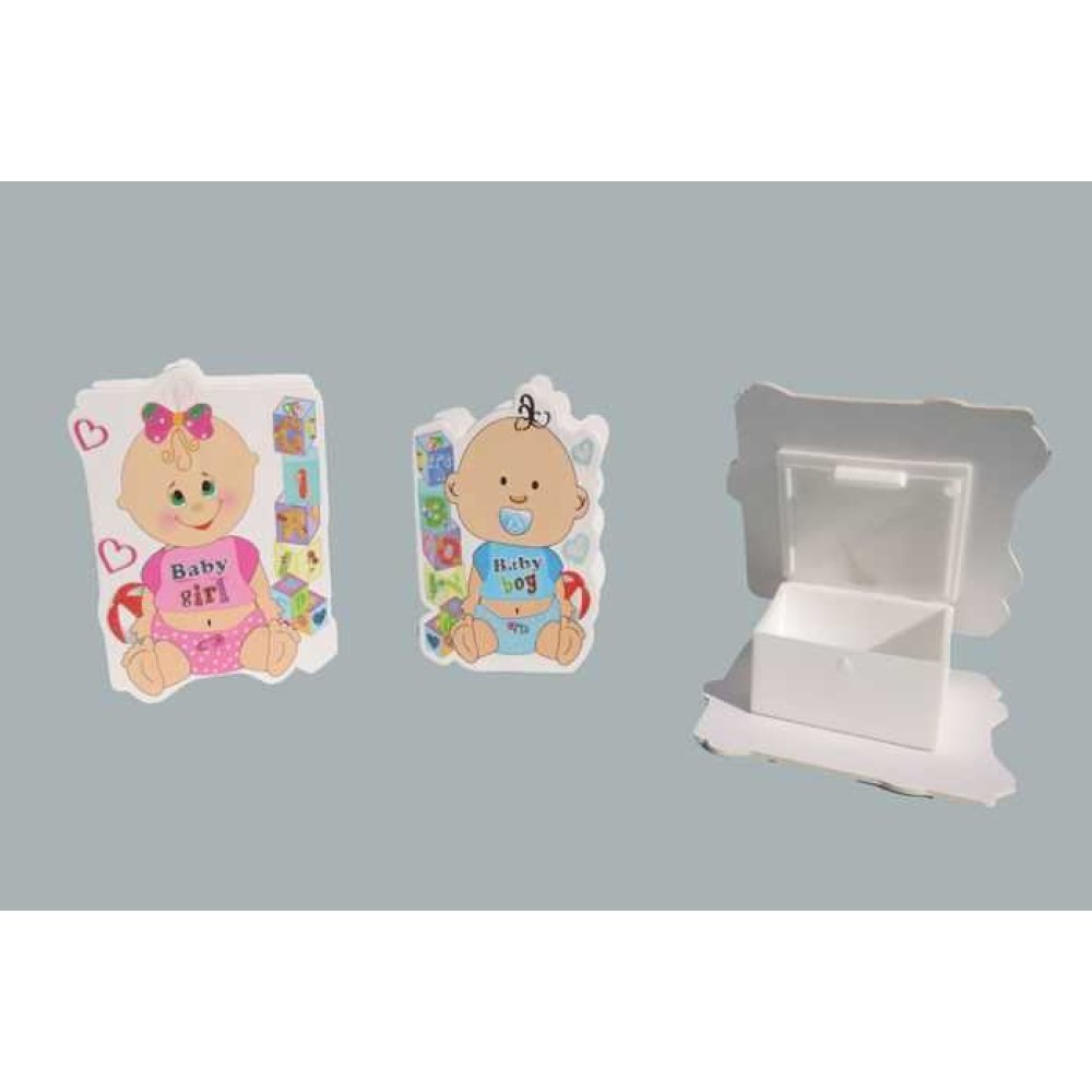 Box Baby Plastic Pink P12-600
