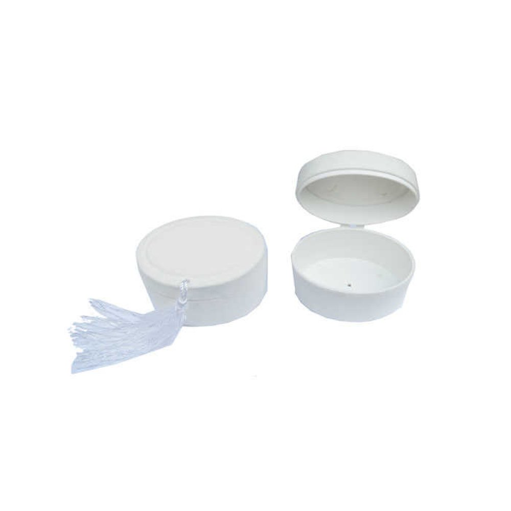 Box Oval Flock Coating White P10-400