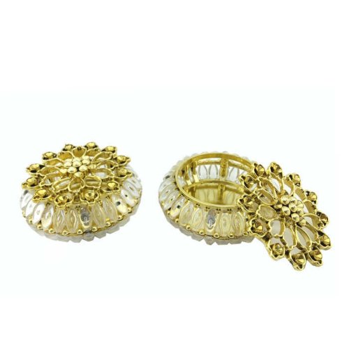 Box Round Around Bead Gold Pk:10 Kl:400