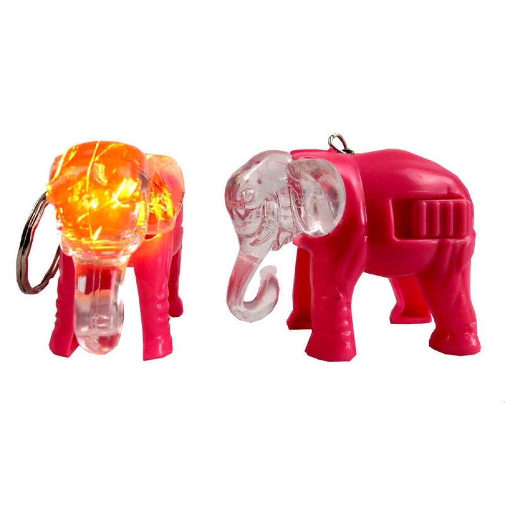 Candle Led Light Battery Elephant Model Pink Pk:32 Kl:640